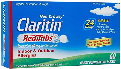Claritin 24 Hour Non-Drowsy Allergy RediTabs, 10 mg, 60 count