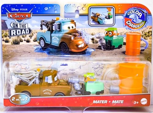 Disney Cars Toys Color Changers 2022 Cars On The Road Mater with Pitty