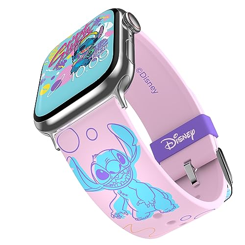 Disney Apple Watch Band - Lilo & Stitch (Aloha) - Officially Licensed Smartwatch band, Compatible with Every Size & Series of Apple Watch (not included)