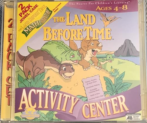 Land Before Time Activity Center and Math Adventure (Jewel Case)