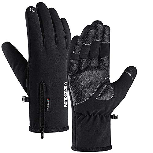 Y&R Direct Mens Winter Gloves -30℉Windproof Waterproof Touch Screen Gloves for Outdoor Work (Medium)