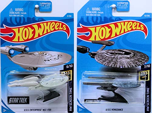 Hot Wheels 2019 HW Screen Time - Star Trek U.S.S. Enterprise NCC-1701 & U.S.S. Vengeance