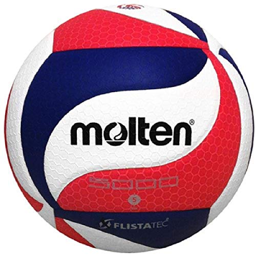Molten FLISTATEC Volleyball - Official Volleyball of USA Volleyball, Red/White/Blue