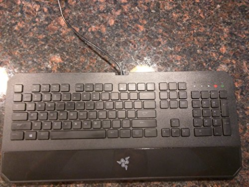 Razer RZ03-00800100-R3U1 DeathStalker Expert - Backlit Ergonomic Fully Programmable Membrane Black Gaming Keyboard - 10 Key Rollover