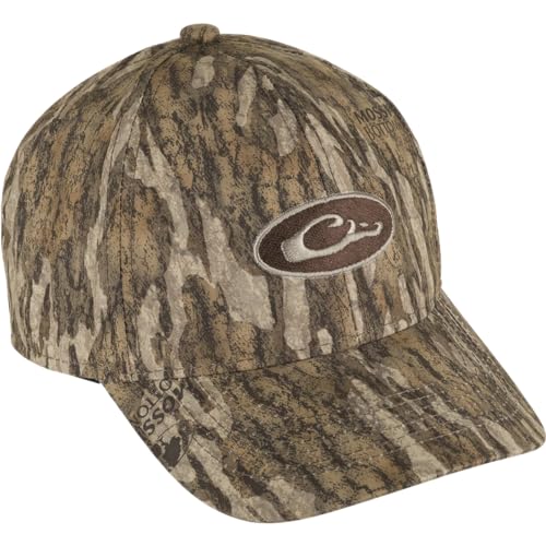 Drake Waterfowl Youth Camo Waterproof Cap Mossy Oak Bottomland One Size Fits Most