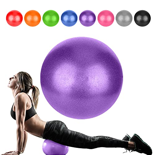 Small Pilates Ball, Therapy Mini Workout Core 9 Inch Exercise Bender Pilates, Yoga, Workout, Bender, Training and Physical Therapy, Improves Balance