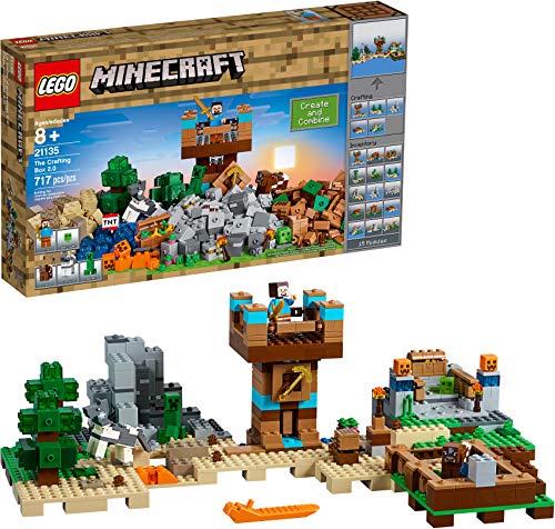 LEGO Minecraft The Crafting Box 2.0 21135 Building Kit (717 Pieces) (Discontinued by Manufacturer)