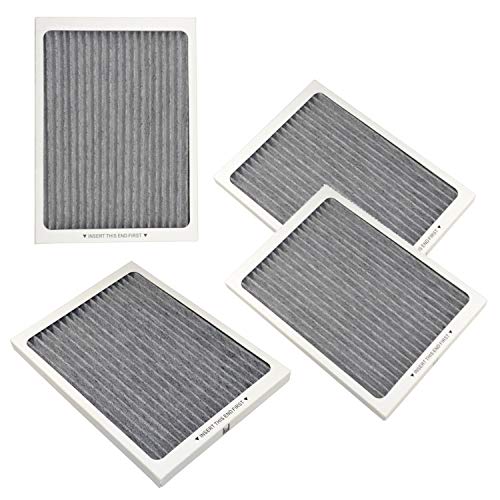 HQRP 4-pack Refrigerator Air Filter compatible with Electrolux E24WC75HP E24WC75HS E24RD75H E24RD75K EI24RD65K EI24RD65H EI24BC65GS EI24WC65GS EI24WC75HS series Wine Cooler/Refrigerator