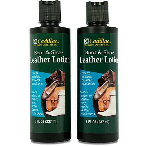 Cadillac Boot and Shoe Leather Lotion, 8 Fl Oz (Pack of 2)