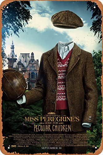 Miss Peregrine's Home for Peculiar Children (#7 of 19) 2016 Movie Poster Gallery Metal Signs Vintage Wall Art -8 x 12 inch