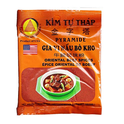 Pyramid Kim Tu Thap, Vietnamese-Oriental Beef Spices (Gia Vi Nau Bo Kho), 2 oz