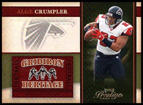 2006 Playoff #GH 3 Prestige Gridiron Heritage Alge Crumpler NM Near Mint Atlanta Falcons Football Trading Card NFL
