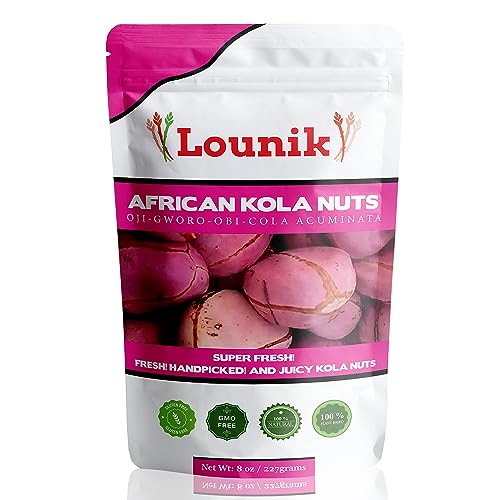 Lounik African Kola Nuts 2 Lobes- 8 oz/225g