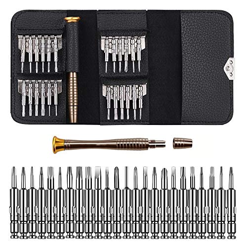 MMOBIEL 25 in 1 Pro Toolkit Pentalobe Torx Phillips Screwdrivers compatible with Smartphones Tablets Notebooks PSP etc.