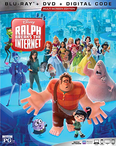RALPH BREAKS THE INTERNET [Blu Ray + DVD + Digital Copy]