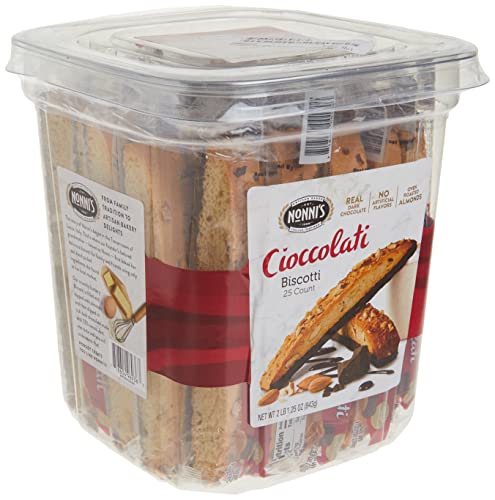 Nonni's Biscotti Value Pack with Larger Cookies, Cioccolati, Red, Cioccolati Hazelnut, 33.25 oz