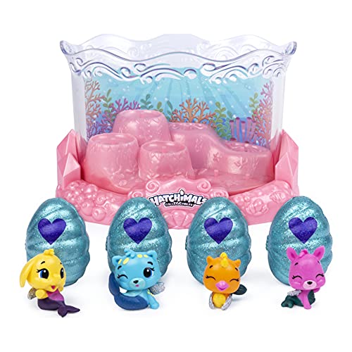 Hatchimals CollEGGtibles, Mermal Magic Underwater Aquarium with 8 Exclusive Characters (Amazon Exclusive Set), Girl Toys, Girls Gifts for Ages 5 and up