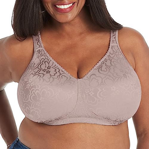 Playtex womens 18 Hour Ultimate Lift and Support Wire Free Us4745, Available in Single 2-packs Bras, Warm Steel, 42D US
