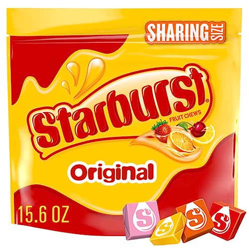 STARBURST Original Fruit Chews Chewy Summer Candy Sharing Size Bag, 15.6oz