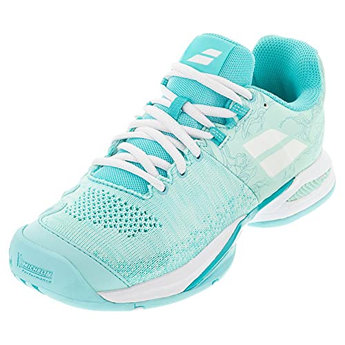 Babolat Women's Propulse Blast All Court Tennis Shoes, Tanager Turqioise (US Size 6)