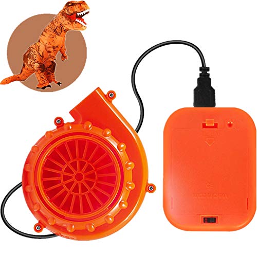 Wittocs Costume Fan Mini Blower Fan for Dinosaur Halloween Inflatable Blow Up Costume(Upgraded Version)