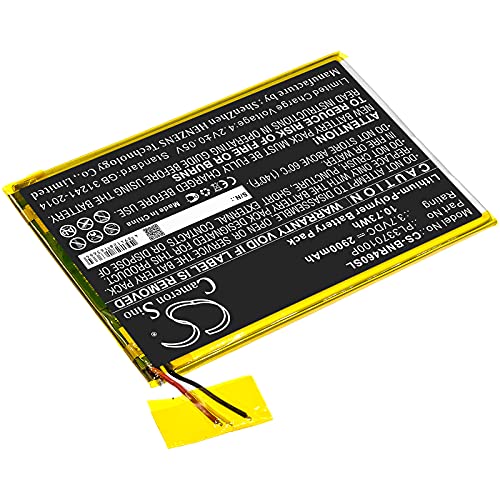 IUPPA Replacement Battery Compatible with Barnes & Noble BNTV450, BNTV460, Nook 7, Nook 7' 2016, Part Number: PL3370100P 2600mAh/3.7V
