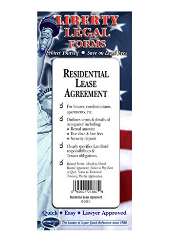 Residential Lease Agreement - USA - Do-it-yourself Legal Forms by Permacharts