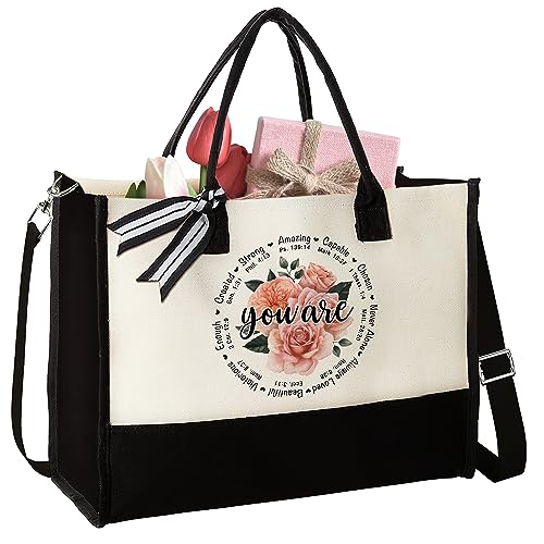 Christian Gifts for Women - Religious Gifts for Women - Mothers Day Gifts - Birthday Gifts for Women, Mom, Grandma, Sister, Friend, Coworker - Inspirational Spiritual Catholic Gifts Women - Tote Bag