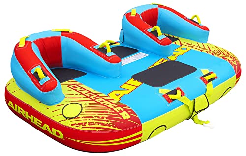 AIRHEAD CHALLENGER 1-3 Rider, Towable Tube for Boating