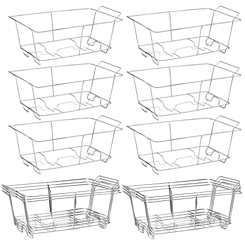 MAXYGIFT Chafing Wire Rack Buffet Stand - 12 Pack Full Size Racks For Dish Serving Trays Food Warmer catering supplies for Parties, Occasions, or Events