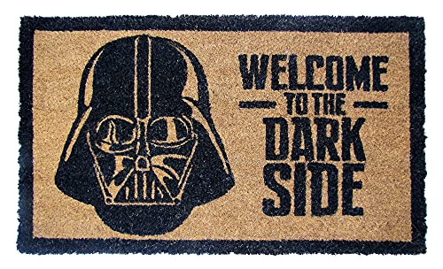 Pyramid America - Star Wars Rug - Star Wars Welcome to The Dark Side Doormat - 29' x 17' Indoor/Outdoor Entry Mat with Non-Skid Back - Durable & Easy to Clean for Entryway, Patio Decor & Home