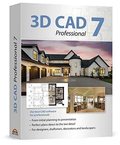 3D CAD 7 Professional - Plan & design buildings from initial rough sketches to the finished blueprints - CAD and architecture software