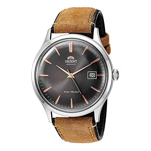 ORIENT 'Bambino Version IV' Japanese Automatic Stainless Steel and Leather Dress Watch