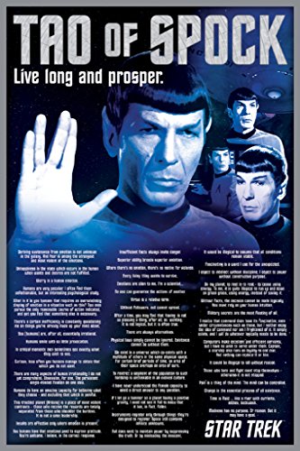 Buyartforless Tao of Spock - Star Trek 36x24 Art Print Poster Original TV Show Humor Leonard Nemoy