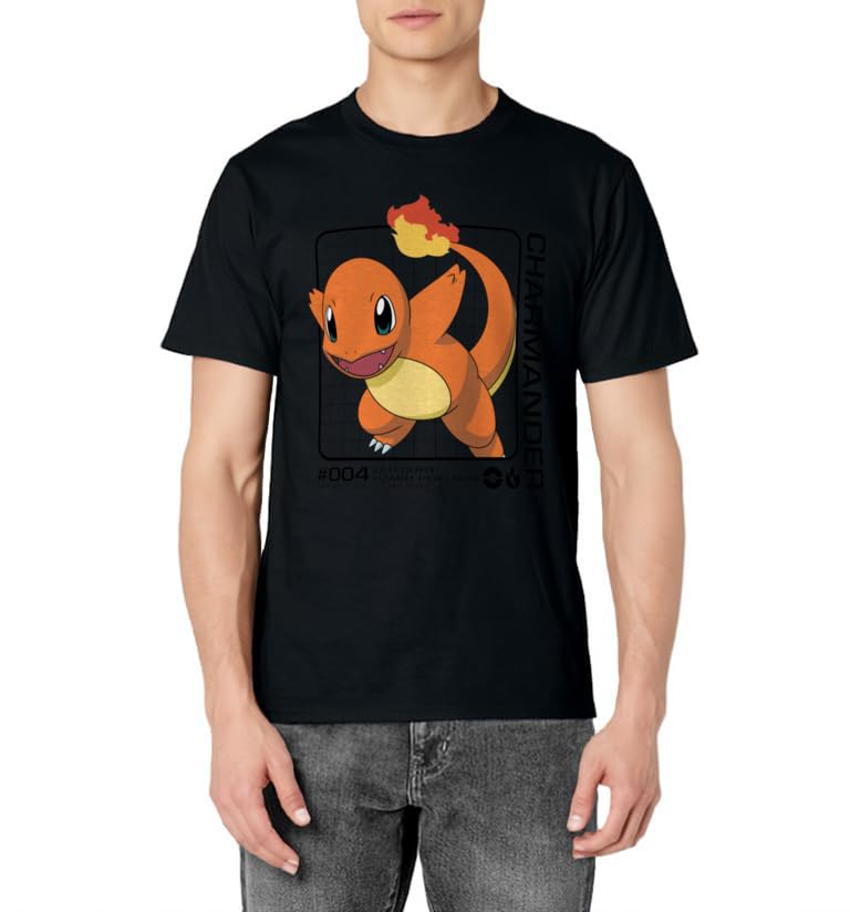 Pokémon - Charmander Stats T-Shirt