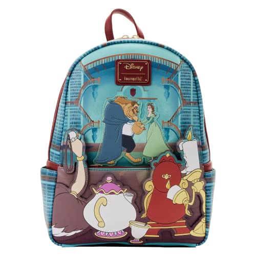 Loungefly - Mini Sac A Dos Disney Beauty and The Beast - Library Scene - 0671803441361 (WDBK2792)