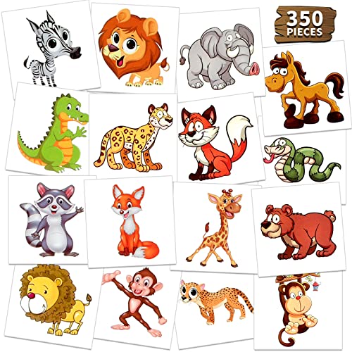 Metker Animals, Insects, Sea Animals (350 PCS) kids waterproof temporary tattoos,children's temporary tattoo toys,boy face tattoo stickers, boys temporary tattoos stickers, boys temporary tattoos