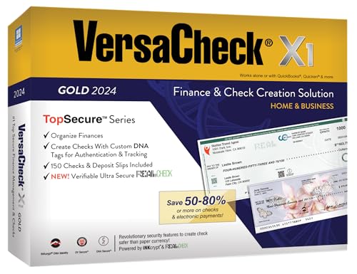 VersaCheck X1 Gold 2024 - Finance and Check Creation Software