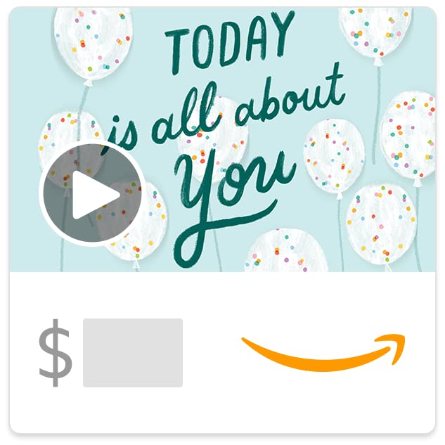 Amazon eGift Card - Birthday Balloons (Animated)