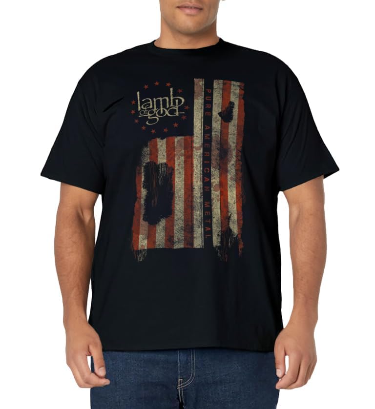 Lamb of God – Pure American Metal Flag T-Shirt