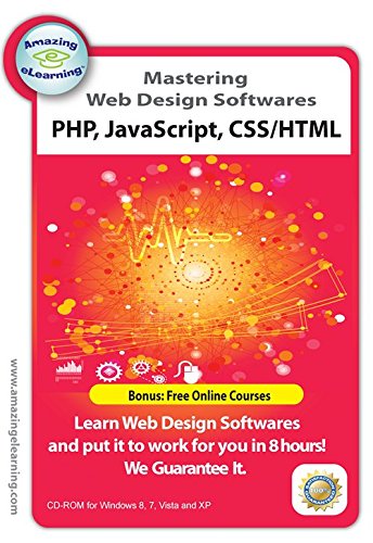 3 Web Design training Courses - PHP, CSS/HTML & Javascript Training CDs Value Pack