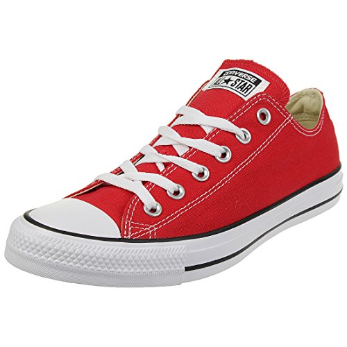 Converse Unisex Chuck Taylor All Star Low Top Red Sneakers - 5 B(M) US Women / 3 D(M) US Men