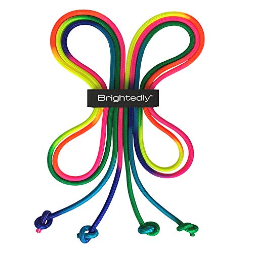 Brightedly Double Dutch Jump Rope Set - Rainbow