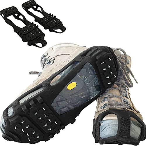 Limm Crampons Ice Traction Cleats Medium - Lightweight Snow Cleats for Walking on Snow & Ice - Anti Slip Shoe Grips Quickly & Easily Over Footwear - Portable Ice Grippers for Shoes & Boots