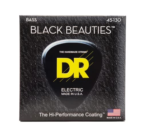 DR Black Beauties Bass 5 Strings 45-130