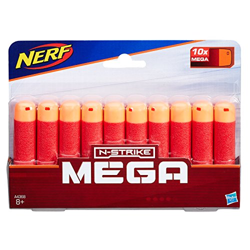 Hasbro Nerf N-Strike Mega Series Dart, 10-Pack