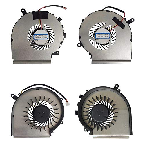 Todiys CPU + GPU Cooling Fan for MSI GE62 GL62 GE72 GL72 GP62 GP72 PE60 PE70 Series MS-16J1 MS-16J2 MS-16J3 MS-16J5 MS-1791 MS-1792 MS-1795 GE62 2QD-007XCN PAAD06015SL N303 PAAD06015SL N302 N285