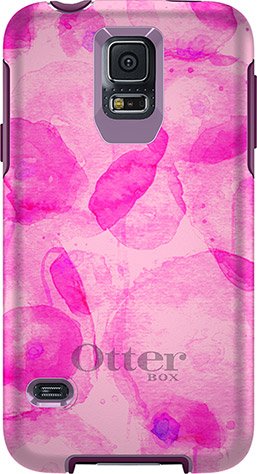 Otterbox SYMMETRY SERIES for Samsung Galaxy S5 - Retail Packaging (PINK/POPPY PETAL)