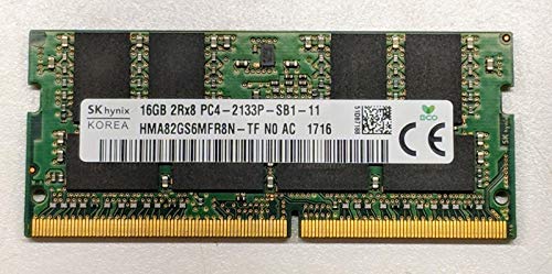 HYNIX 16GB 2Rx8 PC4-2133P DDR4-17000 SODIMM ALIENWARE DELL LAPTOP MEMORY HMA82GS6MFR8N-TF