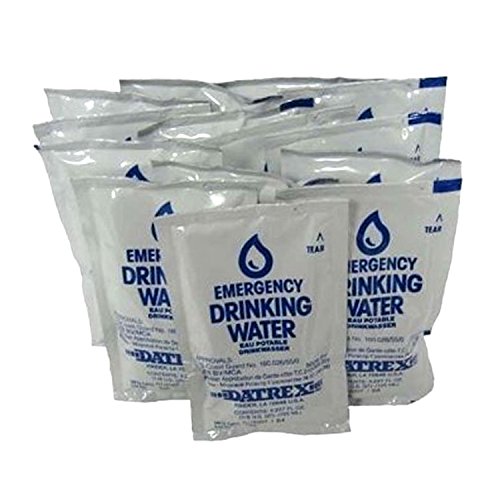 Datrex Emergency Water Packet 4.227 oz - 3 Day/72 Hour Supply (18 Packs) , White